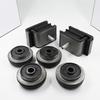 1 Set Engine Mounting Rubber Cushion Feet Bumper Compatible with Hitachi Excavator EX120-2