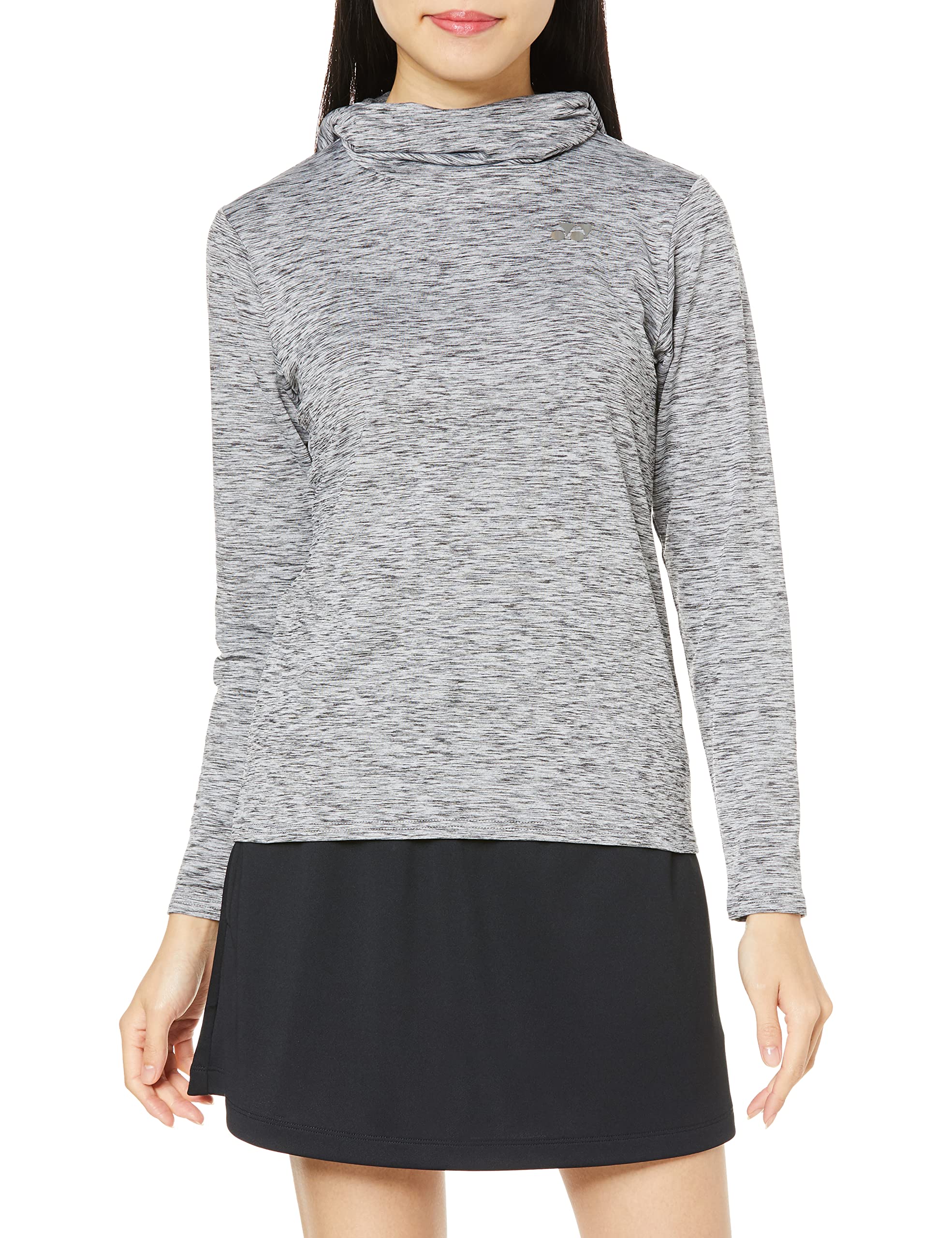 

Yonex Long Sleeve Tennis Gray Size S Women s T-Shirt, (010),