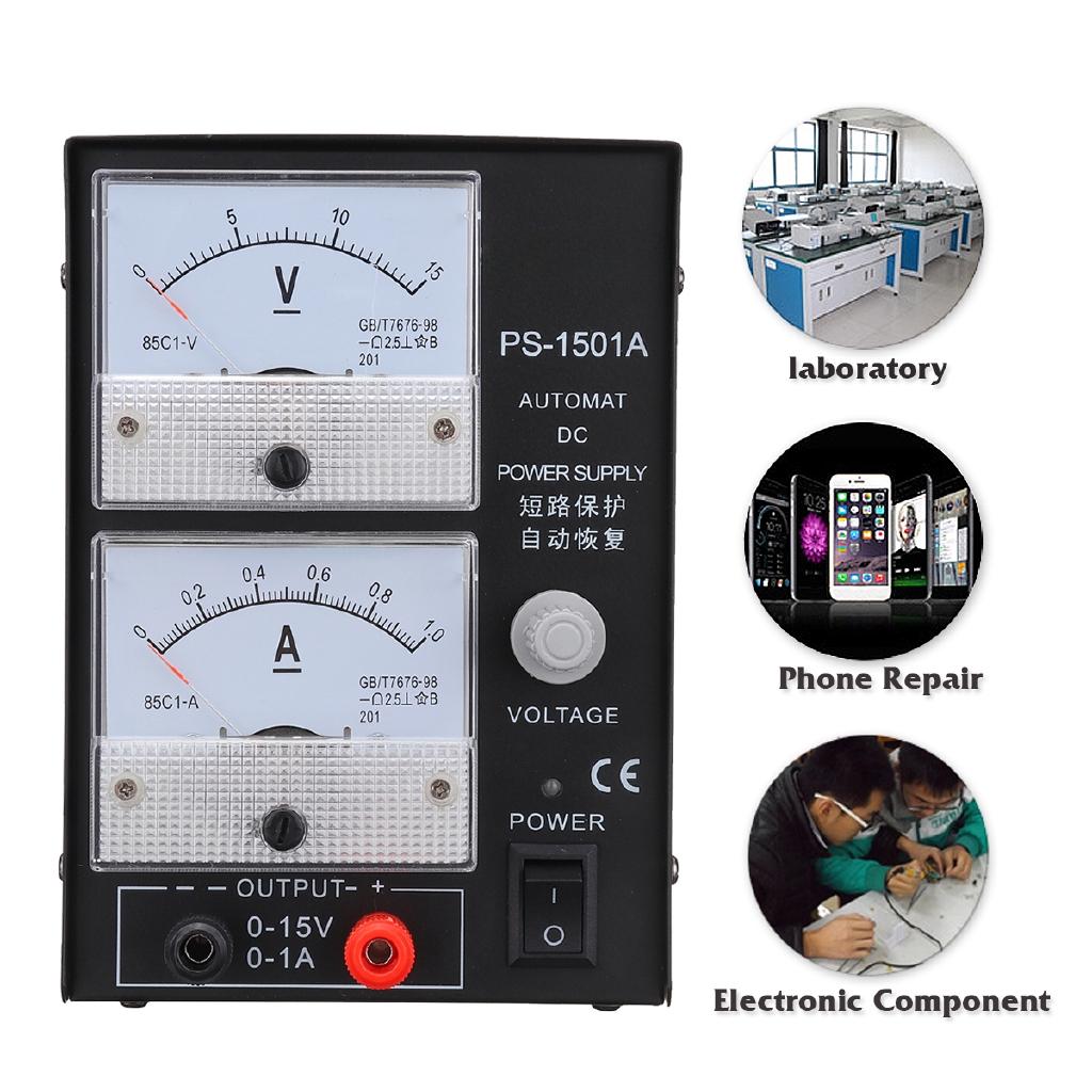1Pcs 110V / 220V Adjustable DC Power Supply 15V/1A Communication and Maintenance Dedicated Regulated Power Supply