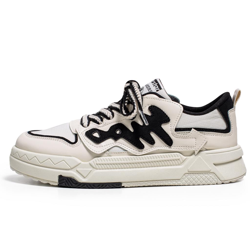 Fashion Fashion Vulcanized Sneakers Men British Style Chunky Walking Shoes For Men Casual Sneakers Street Style Sport Basketball Shoes