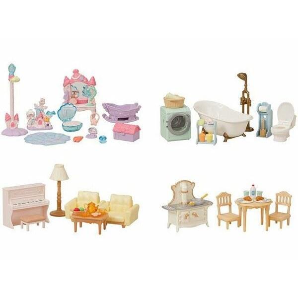 Sylvanian Families Red Roof Large House Deluxe Furniture Set Epoch