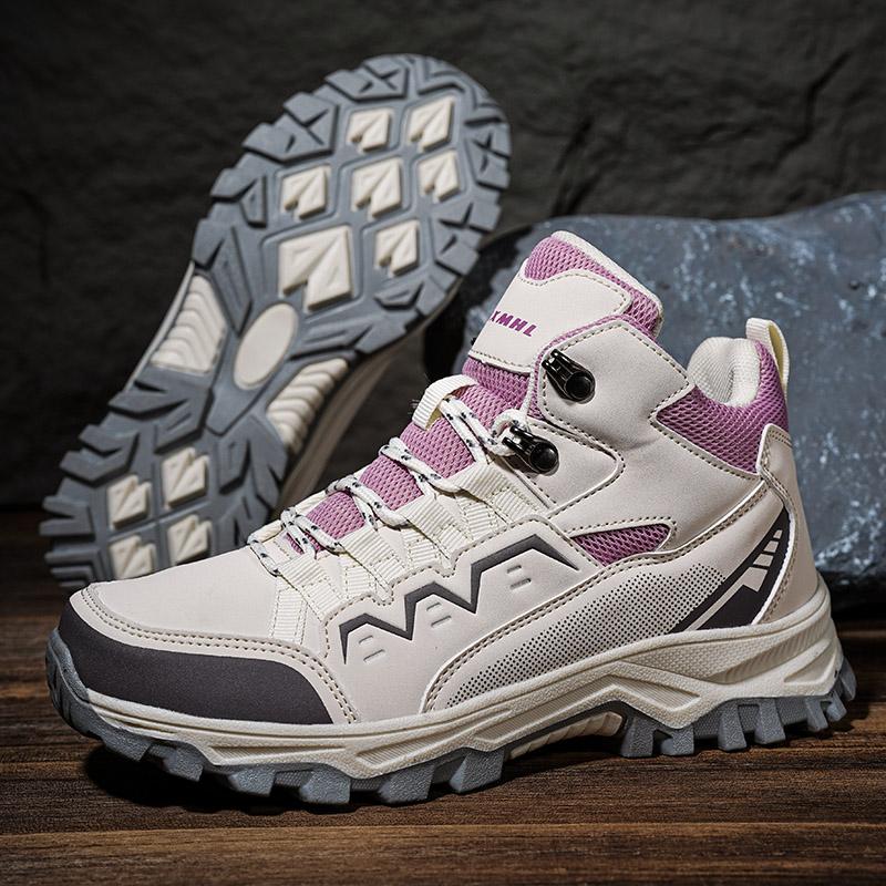 

Unisex Outdoor Hiking Boots Men Breathable Waterproof Women Non Slip Lace Up Climbing Sneakers Trekking Hiking Shoes Large Size 36
