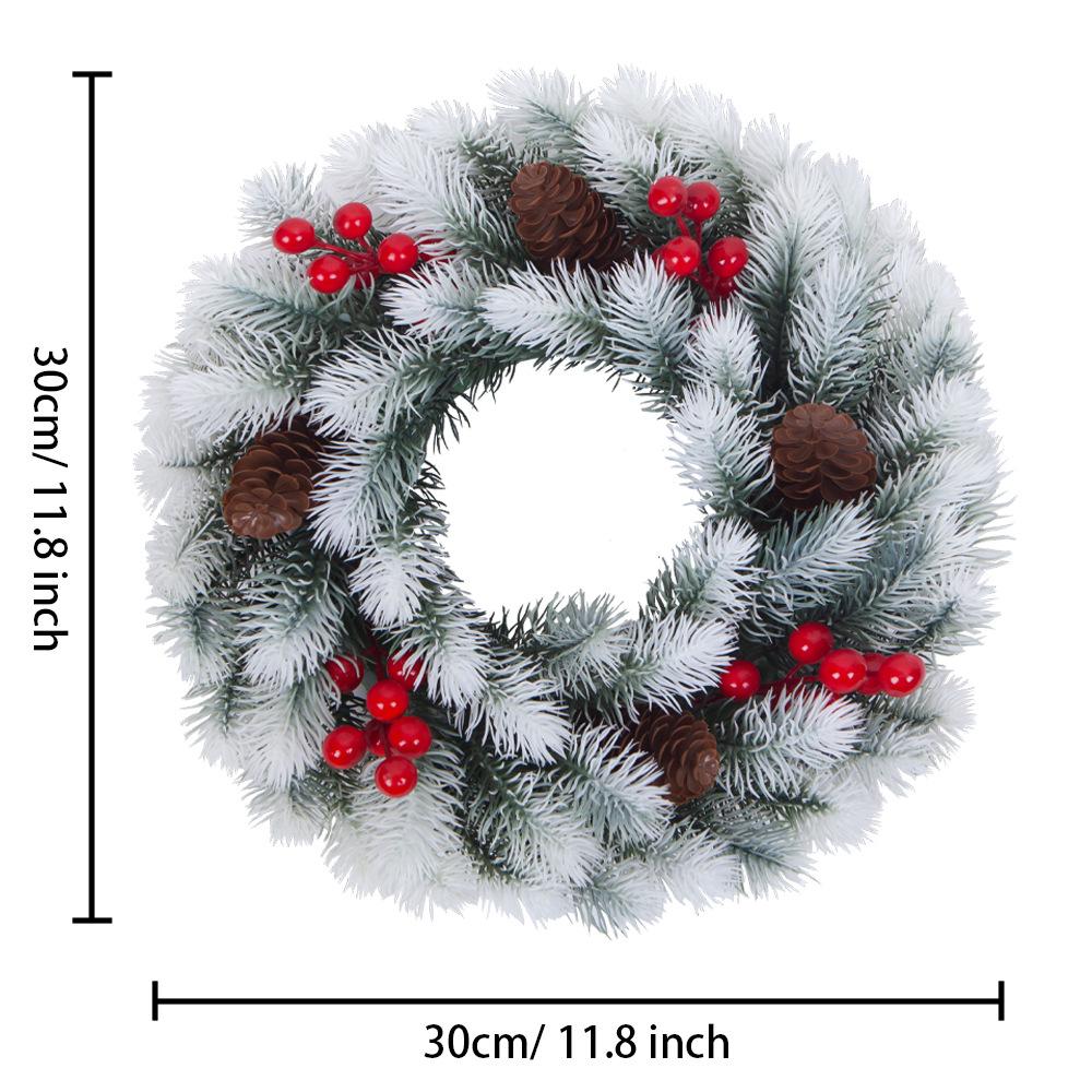 Christmas Wreath Christmas Decoration Door Hanging Arrangement Christmas Pendant Christmas Window Props