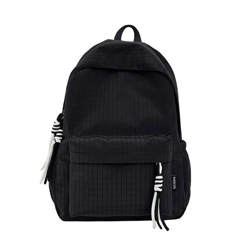 

2025 Women s High-Capacity Plaid Backpack for Students Without Pendant