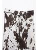 TAOP&ZA Spring/Summer Women's Animal Print Midi Skirt Shirt Set