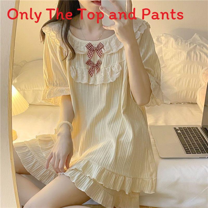 Womens Loose Fit Sleepwear Set With Short Pants And Breathable Fabric For All Seasons