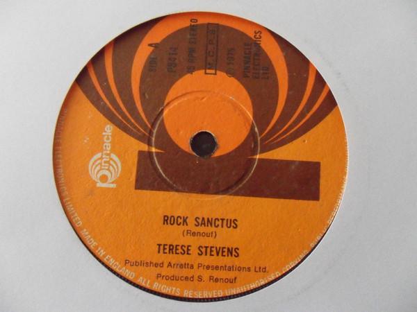 

7inch Record TERESE STEVENS Rock Sanctus P8414 Pinnacle Record 1975 UK Rock Used