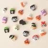 20 Pieces Halloween Resin Nail Charms Pumpkin Witch Skull Nail Art Decorations 3D Resin Nail Jewelry for Womens Girls