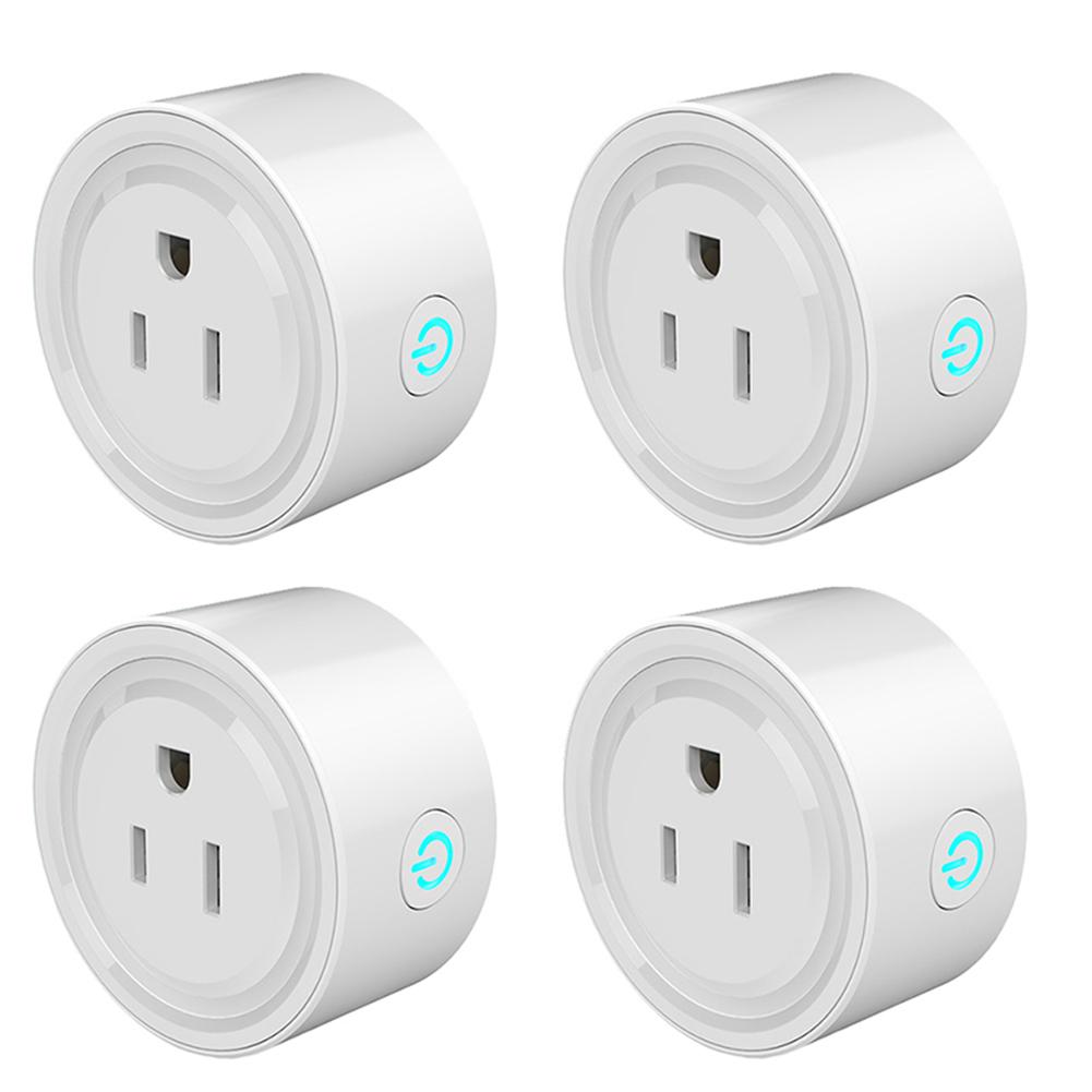 WIFI Smart Socket Mini Outlet Switch Compatible with Alexa Remote Control by Smart Phone (US Specification)