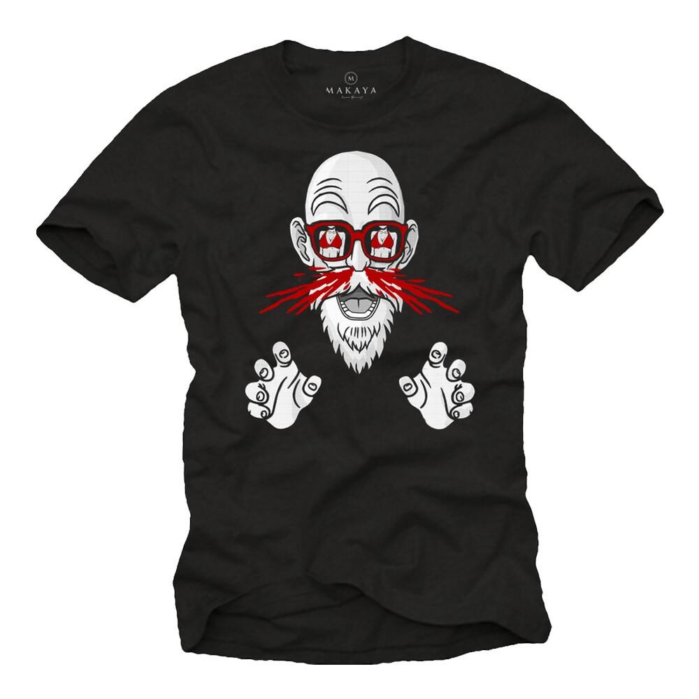 

Roshi TShirt Mens Black Boys Men Dagon Master Gamer Gifts Goku Ball Unisex T-Shirt M