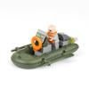 Creative Speedboat Rubber Boat Assault Boat City MiniFigure Blocks Bricks Sets Classic Model Building Kits Kids Education Toys