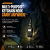 USB Rechargeable Working Light LED COB Emergency Lantern Keychain Flashlight  Outdoor