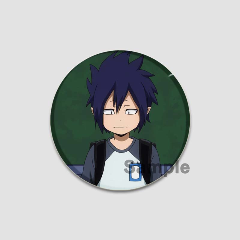 

32/44/58MM Аниме Персонаж Всемогущий Мидория Изуку Тодороки Шото Бакугоу Кацуки Милый Мультяшный Значок Ручной Работы Оловянные Броши Подарки 58mm