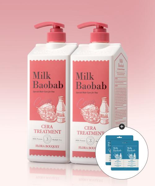 [7 Scents] Cera Treatment 1200ml x 2 (Dual Pouch Gift) White Musk