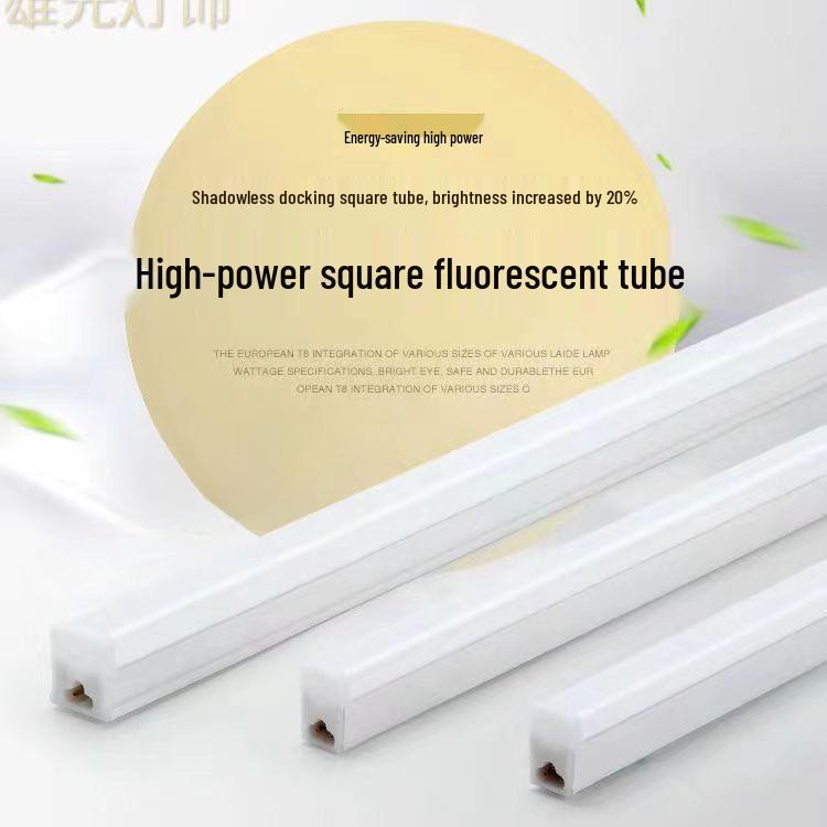 T5 T8 Integrated LED Tube Light, 1.2m Energy-Saving Strip for Living Room, Cabinet, or Workshop