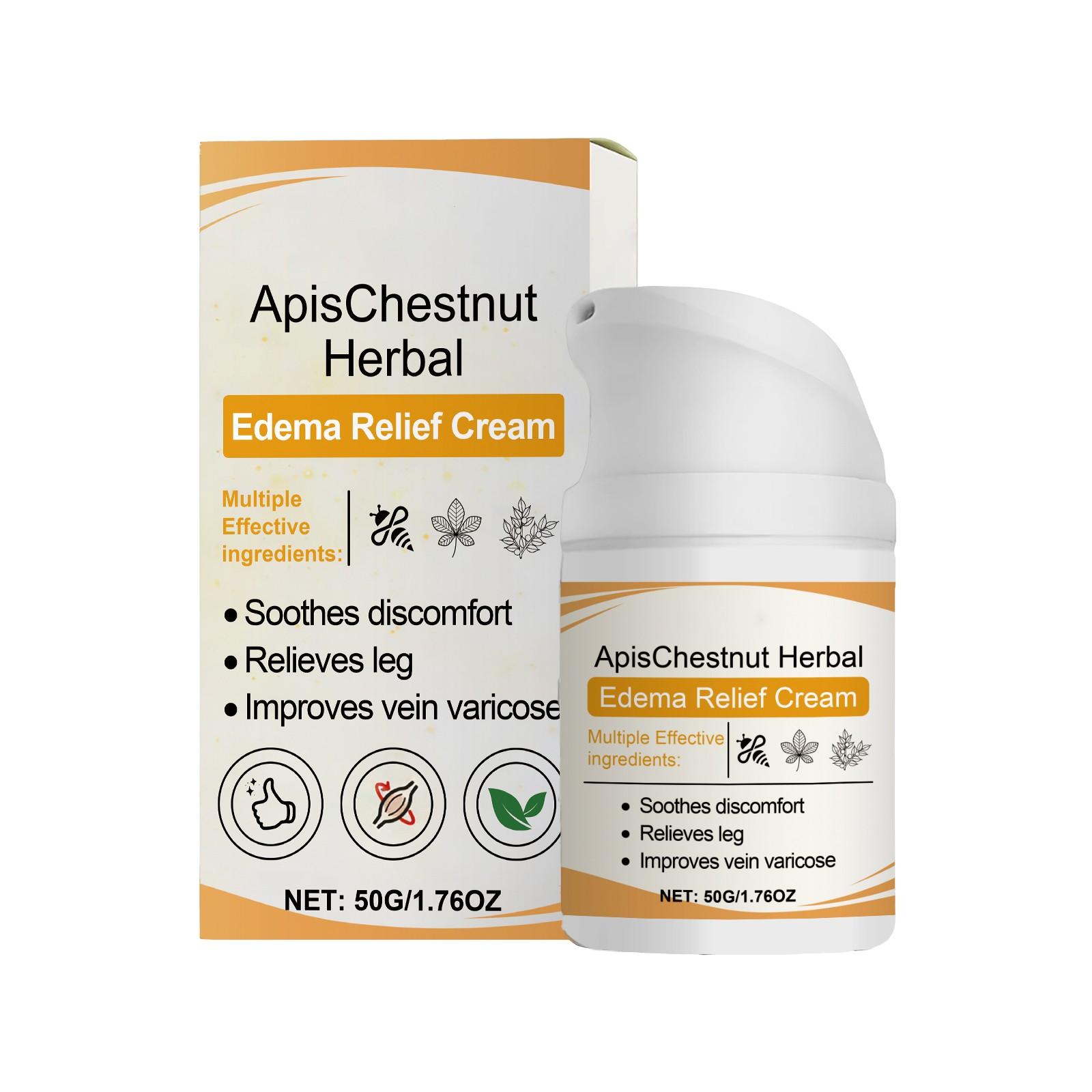 

Крем для снятия отеков Крем от отеков для костей и суставов 50г One Size жёлтый