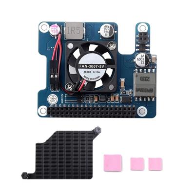 Power Over Ethernet (Poe) Expansion Board Suitable For RPI5, Supporting IEEE802.3af/At Networking Standard Power Module