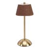 Kabellose Tischlampe 1200mAh USB-Akku Betrieben 3 Farben Stufenlos Dimmbar Touch Nachttischlampe für Schlafzimmer Wohnzimmer