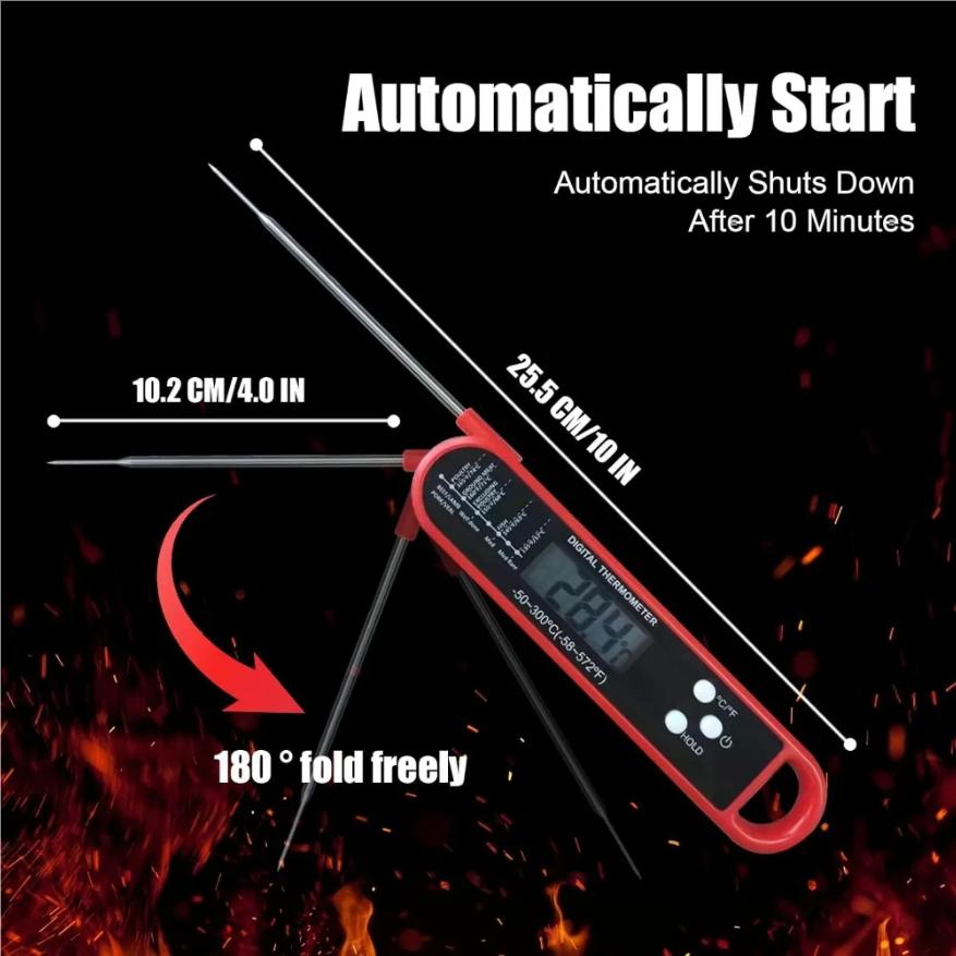 Waterproof  Meat Thermometer Digital for Cooking Food,nstant Read Food Thermometer for Cooking and Grill BBQ Accessories