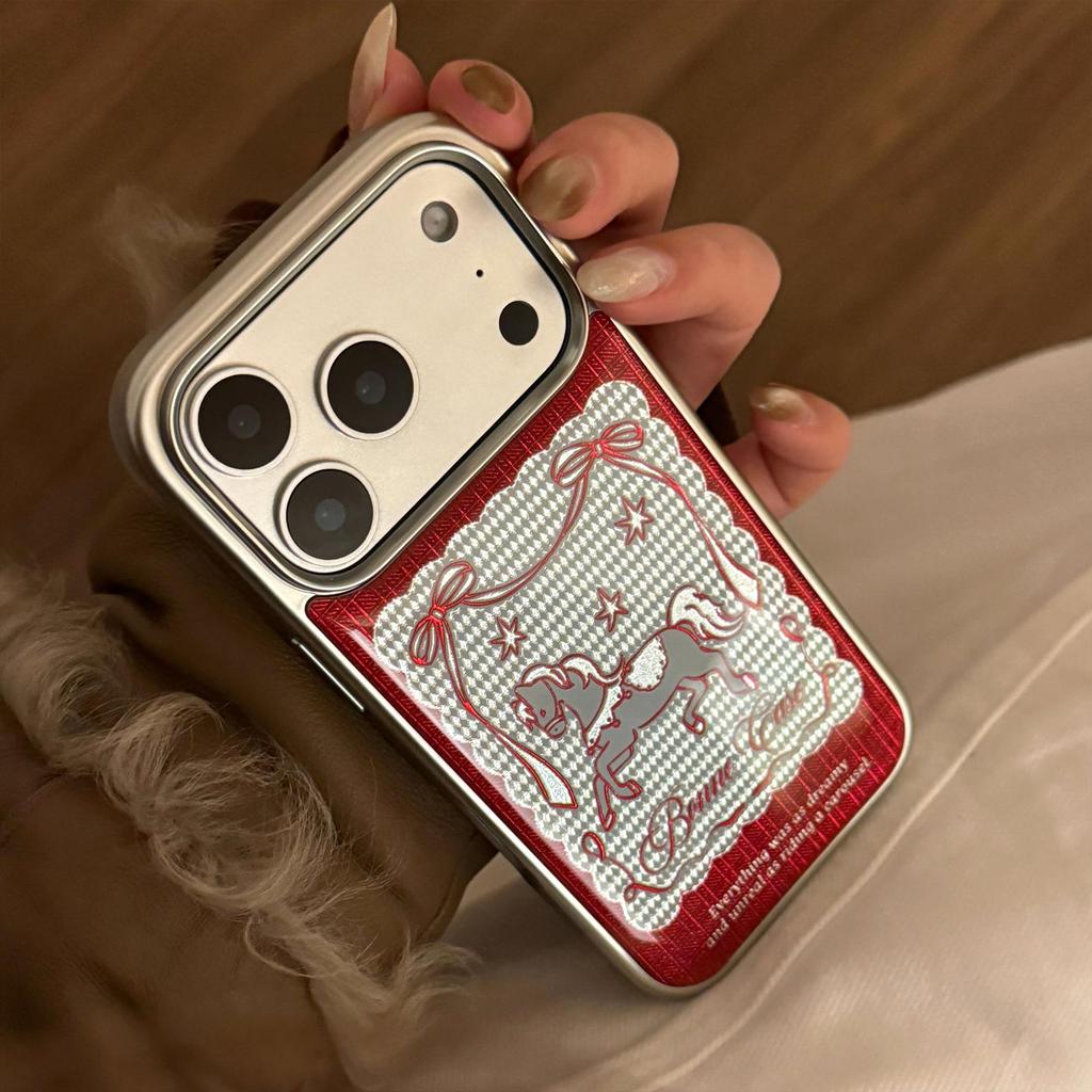 Artistic Pony Phone Case Bracelet for iPhone 16, iPhone 17, iPhone 17 Pro Max