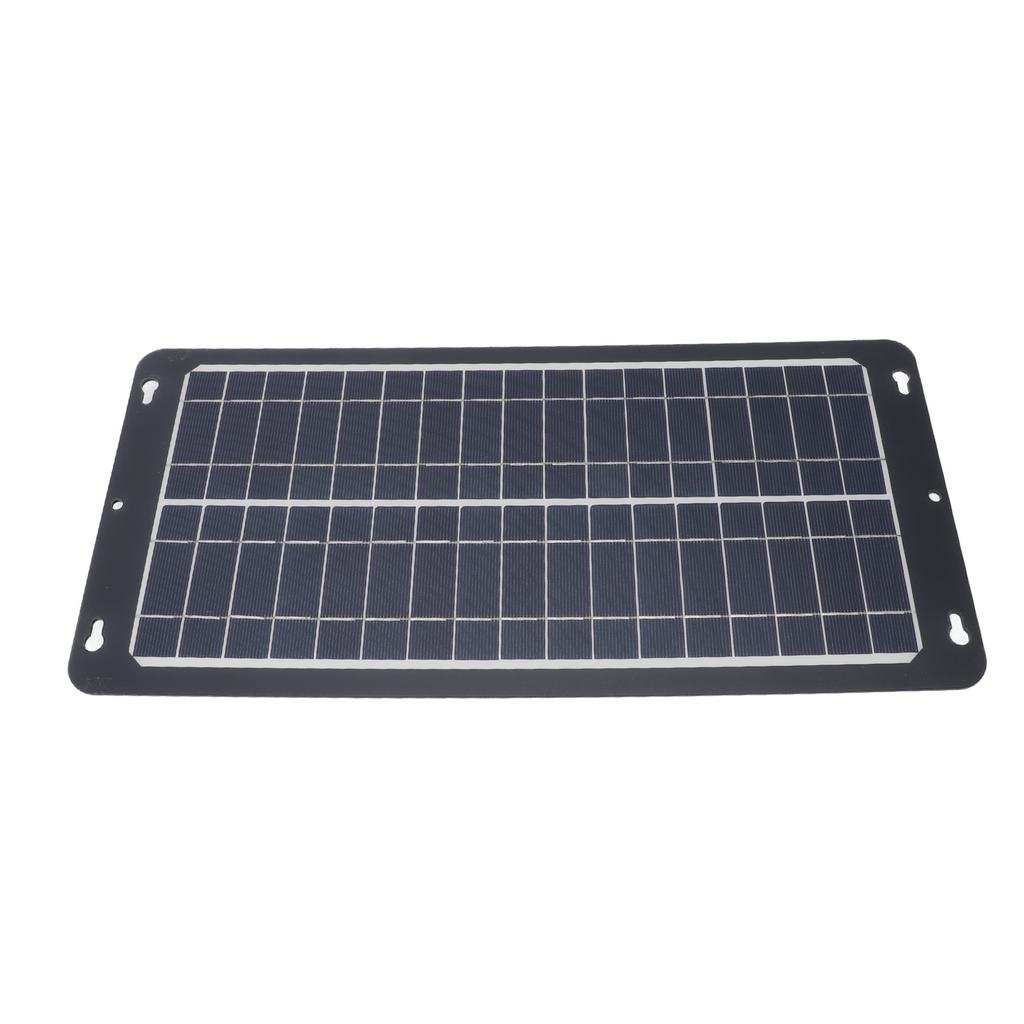 30W Solar Panel Kit, High Efficiency Monocrystalline Solar Charging Panel with Dual Ports and Waterproof Controller, for 12V 24V, Campin