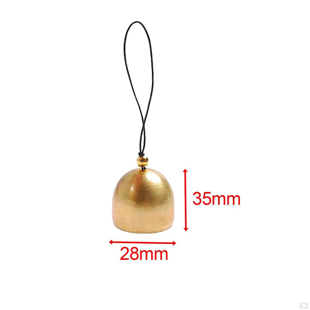 5Pcs Brass Bells Small Door Bell Christmas Tree Decor Copper Mini Craft for Wedding