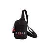 Jordan Large Logo Simple Classic Trendy Sports Casual Zipper Polyester Chest Bag Unisex bags Black DJ5647-010