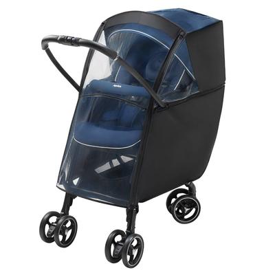 Aprica Stroller Rain Type 1 with Karoon and 2023917 Cover, [Compatible Lacuna, Air, Luce, Runrun] (Black)