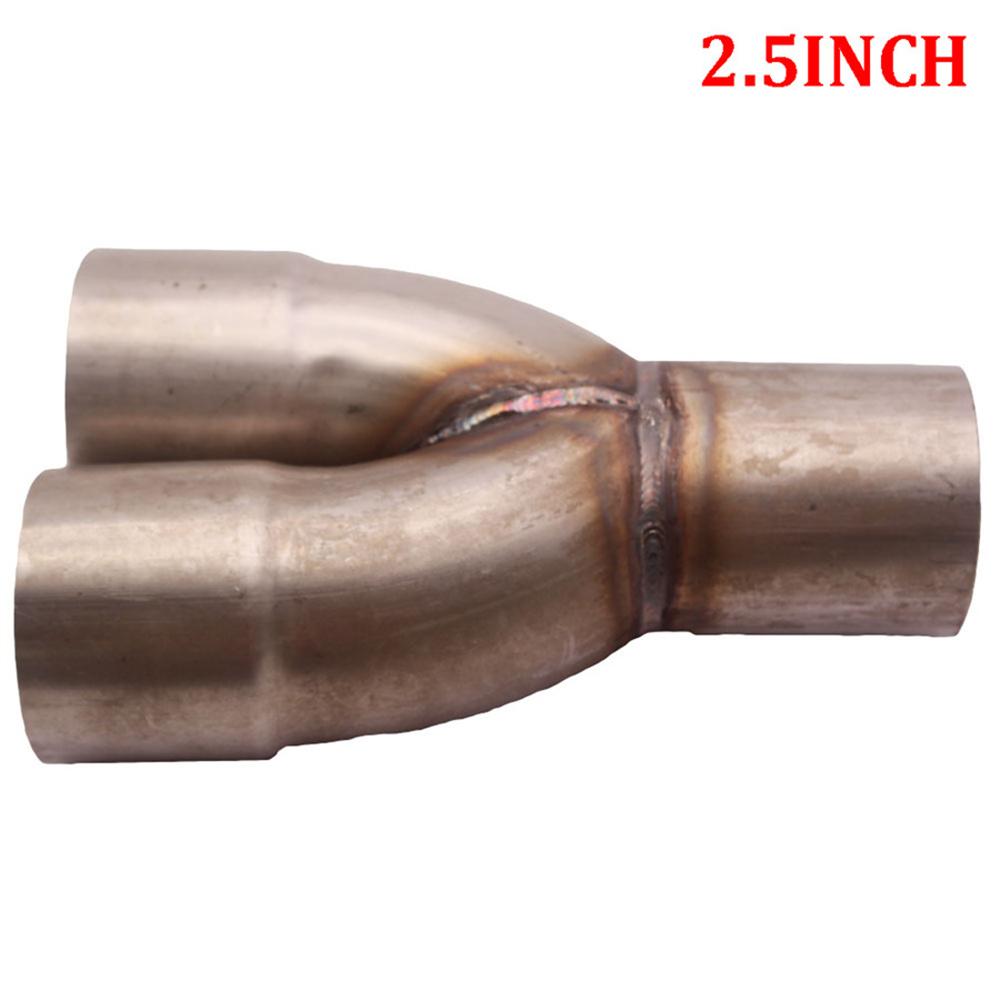 Satın alın 21 Stainless Exhaust Merge Collector Dual 2.5" ID Inlet