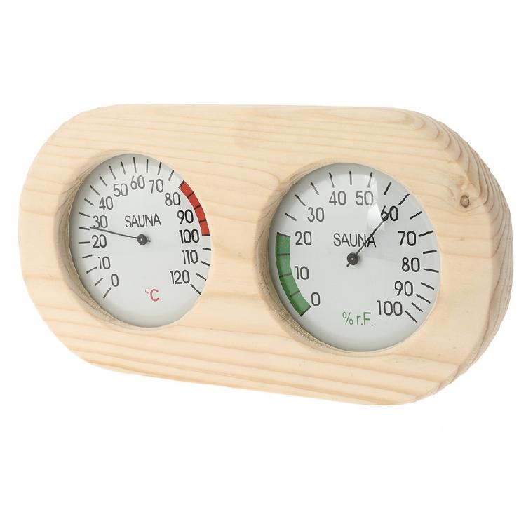 1pcs Wooden Sauna Thermometer Sauna Hygrothermograph Thermometer Celsius
