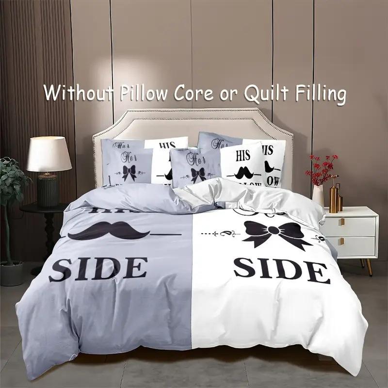 Comforter King Queen Black And Red Crown Design Comforter Soft Aesthetic Elegant Modern Bedding Set With 2 S