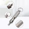 Practical Convenient Lightweight Tire Valves Wrench Keychain Disassembly Tool Suitable For Quick Access During Long Trip