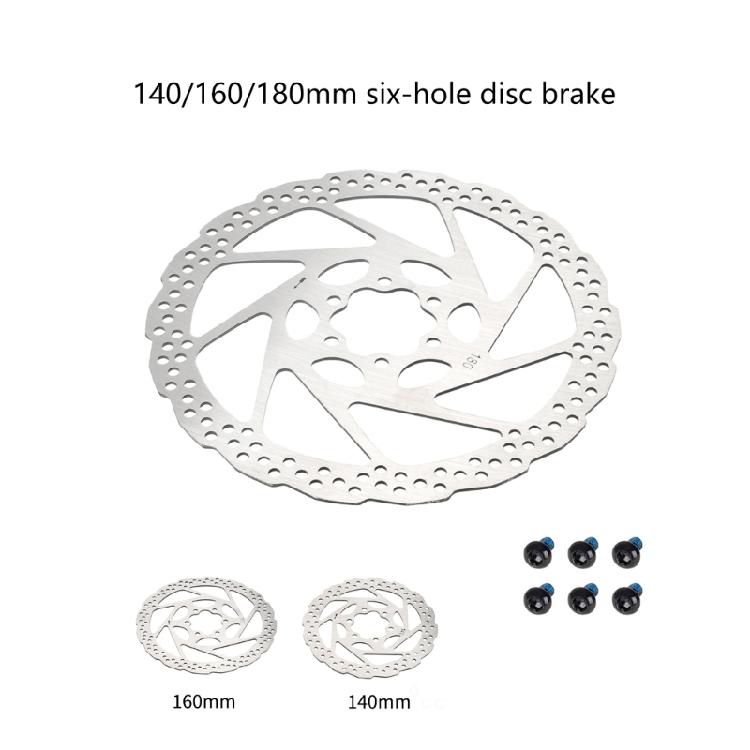 Road Bike Disc Brake Rotor with Bolts Bike Brake Disk Stainless Steels Bicycles Rotor for Road Bike Mountain Bike