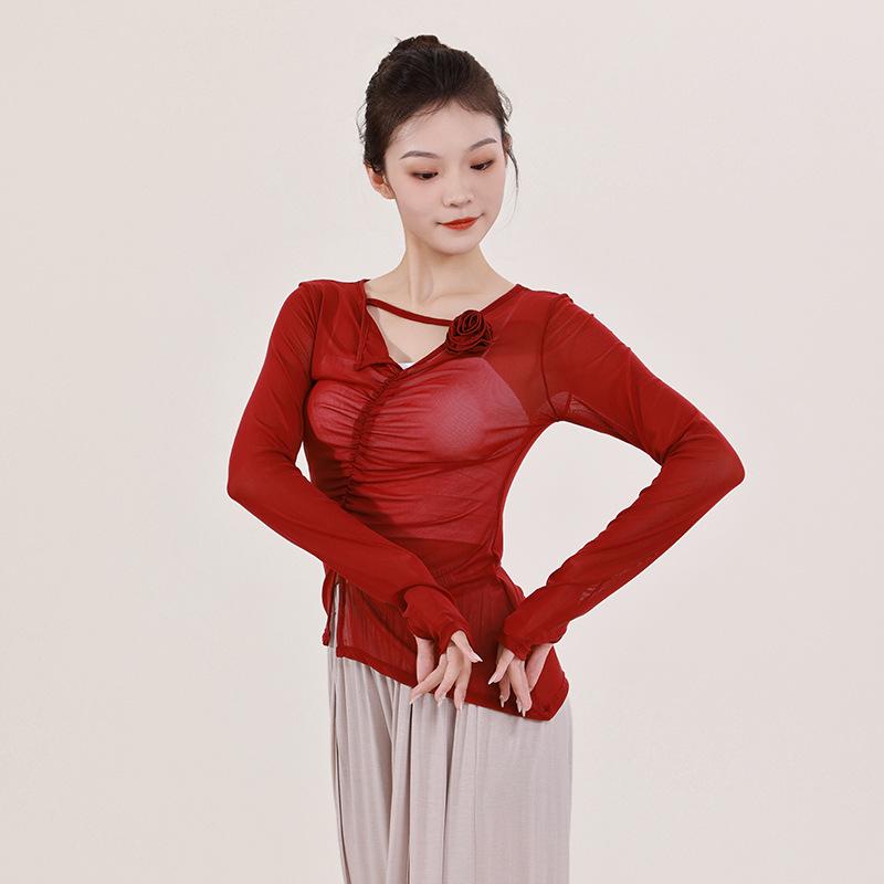 Adult Women's Chinese Style Modern & Classical Dance Gauze Top