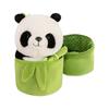 Bamboo Panda Plush Toy: Cute Floral Stuffed Animal Sleep Companion & Cloth Doll - Ideal Children's Birthday Gift for Girls