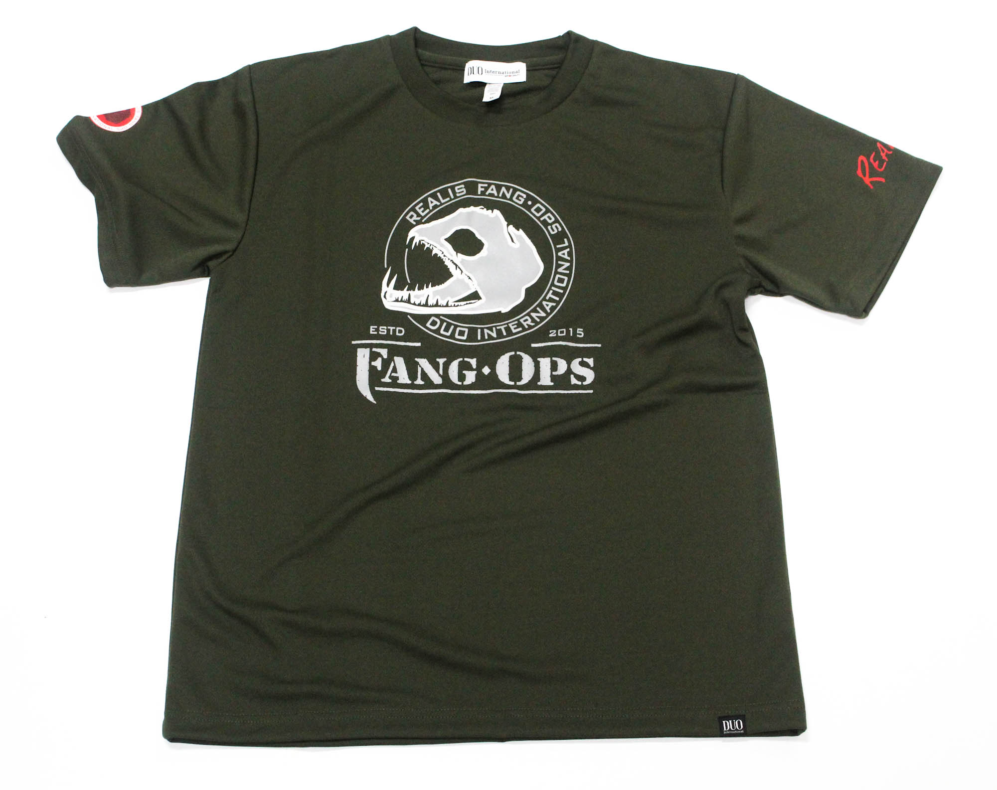 

Duo T Shirt Fang Ops Beast 25 Short Sleeve Dry Fit Green Size XXL (8591)