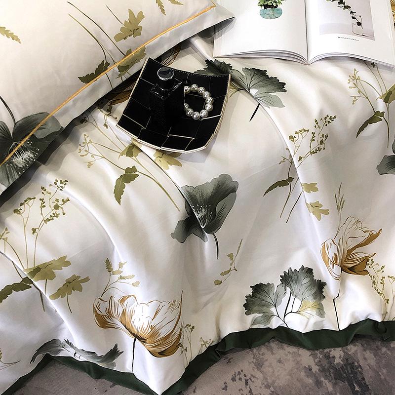 Tencel Summer Quilt Set: 25 Designs - Lightweight Silk, Washable, Perfect for Student Dorm Beds