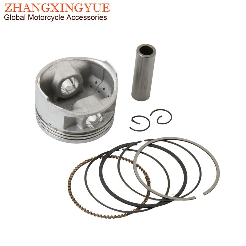 52.4mm 57.4mm 58.5mm 61mm 63mm Piston Kit For Kymco Agility DJ S Heroism Like Movie XL People S Super 8 125cc KUDU 4T