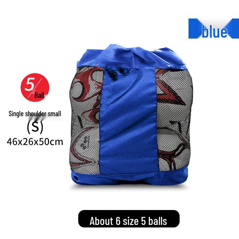 Large Capacity Mesh Bag for Sports Equipment: Football, Basketball & Volleyball Storage