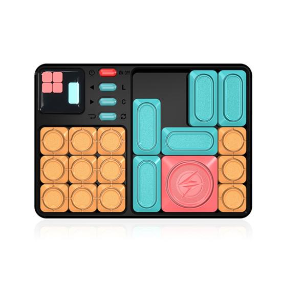 

Детская игра-головоломка «Слайд» 500+ испытаний, головоломка-головоломка, логическая тренировка, фокусировка, обучающая электрическая скользящая игрушка для малышей, мальчиков и девочек, подарок чёрный