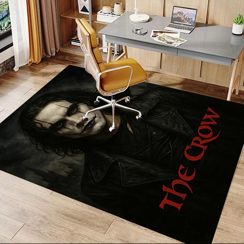 1pc The Crow Carpet, Office Rug Outdoor Mat Home Decor Area Carpet Festival