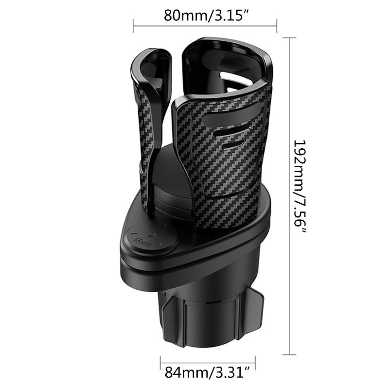 Bolt-on Multifunctional Water Cup Drink Bracket Stand Car Cup Holder 2 In 1