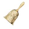 Clear Sound Metal Hand Call Bell Retro Restaurant Tea Bell Rose Church Bell  Classroom