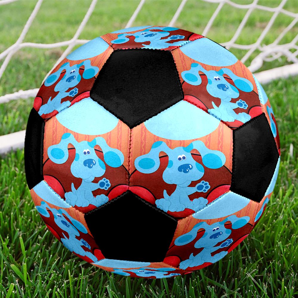 Blue's Clues Theme Size 5 Soccer Ball, Suitable for Both Indoor and Outdoor Matches, a Gift Suitable for Everyone.