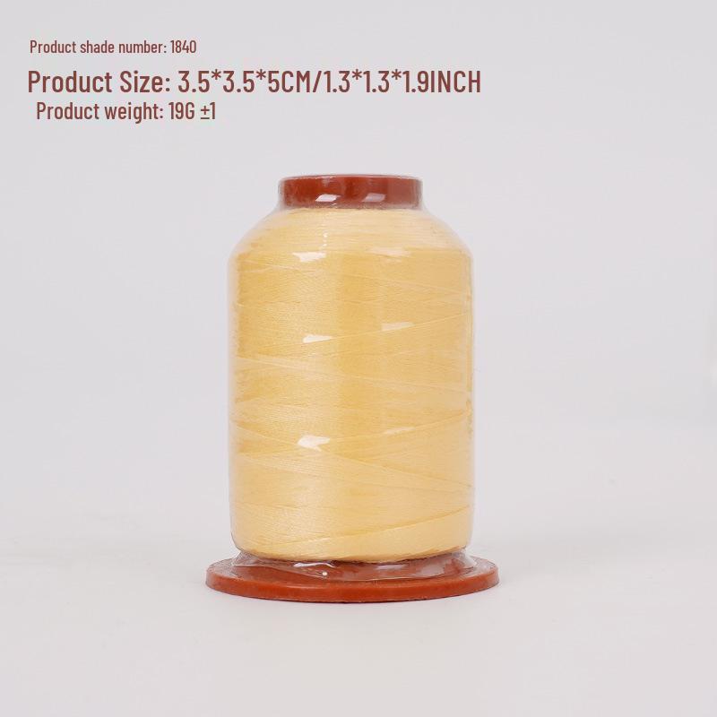 Polyester Sewing Thread: 100 Colors, 500 Yards, Fine Two-Strand, High-Speed, for Hand Sewing