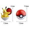 Pokemon Figure Piplup Scorbunny Cubone Mimikyu Jigglypuff  Pikachu elf ball Pokeball Ball Collection Toy doll kids Birthday gift