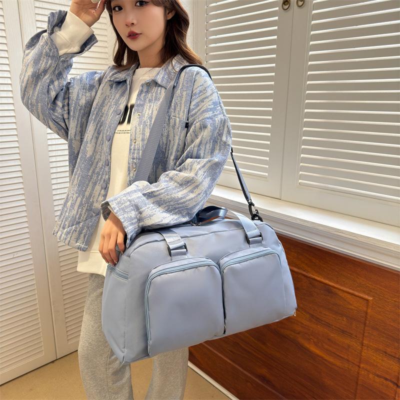 Simple Casual Dry and Wet Separation with Shoes Warehouse Yoga Fitness Bag Can Be Put On Tie Rod Luggage When Traveling