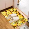 1PC Custom Name Happy Potato Faces Theme Floor Mat Ideal for Living Room, Game Rooms, Office, Bedroom, Floor Mat Playful Design
