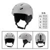 Universal Ski Helmet Adults Kids With Integrated Goggle Strap PC Shell EPS Liner Outdoor Indoor Snow Sports Safety Gear