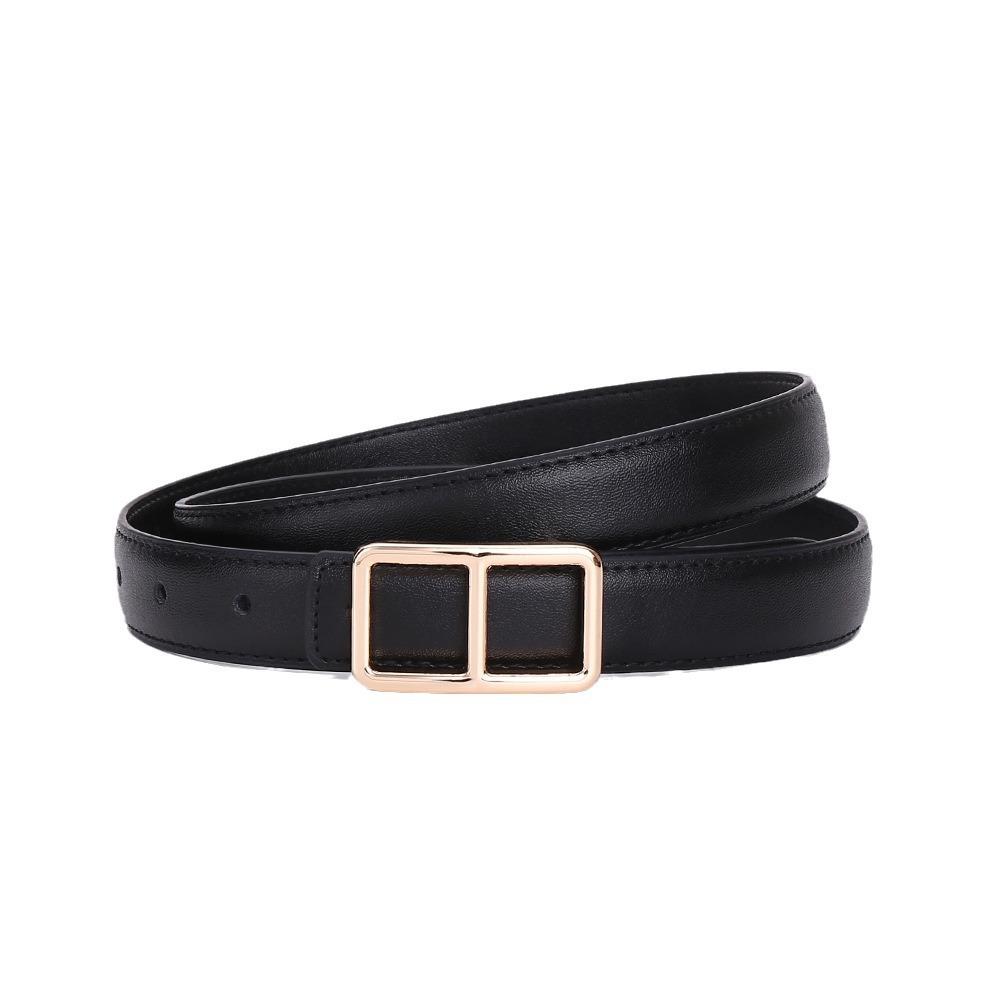 Leather Belt Ladies Casual Business Simple Belt Decorated Jeans Belt Haute Couture